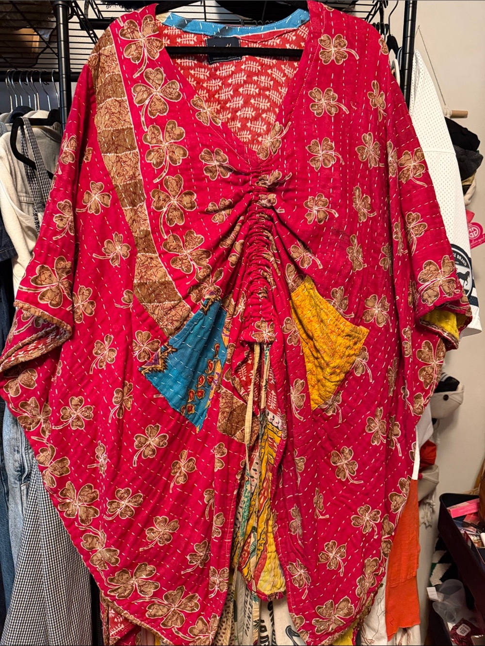 NWOT Kantha Karma butterfly top